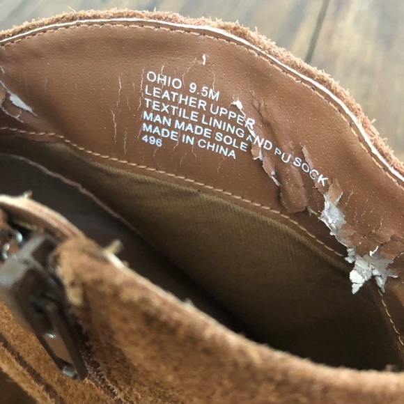 Steve Madden Ohio chestnut suede fringe booties - Picture 9 of 10